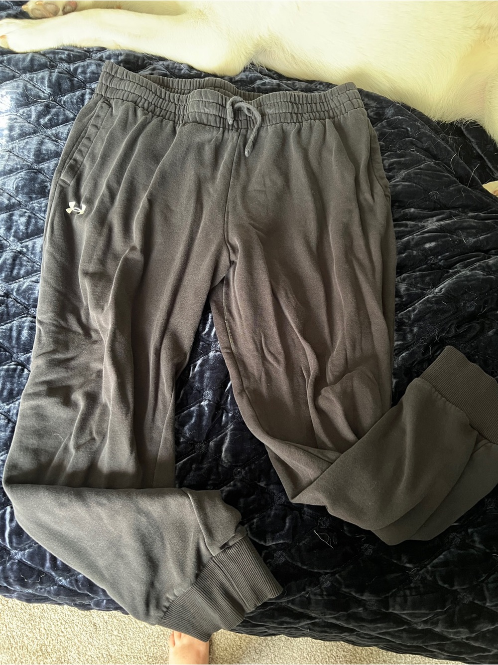 Under Armour Women's Charcoal Gray Track Joggers